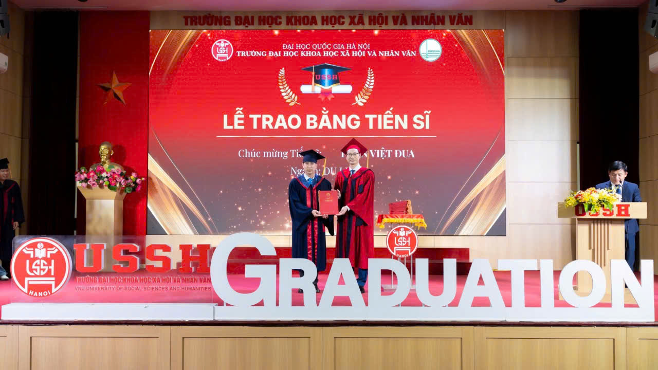 Chúc mừng TS. Phan Việt Đua được vinh danh Tân Tiến sĩ xuất sắc